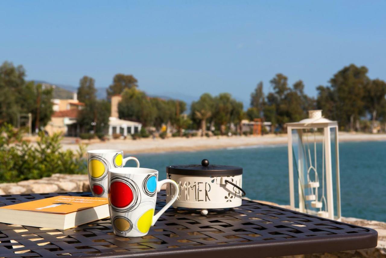 Seafront Apartment Ιι In Kiveri, Near Nafplion. 外观 照片